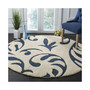 Shag 6'7" x 6'7" Round Area Rug