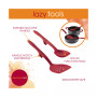 Tools and Gadgets Lazy Flexi Turner and Scraping Spoon Set, Teal