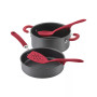 Tools and Gadgets Lazy Flexi Turner and Scraping Spoon Set, Teal