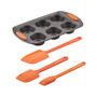 Yum-o! 4-Pc. Bakeware Oven Lovin' Nonstick Muffin and Cupcake Making Set