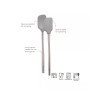 Flex-Core Stainless Steel Handled Mini Spatula & Spoonula Set