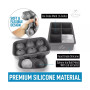 Square Ice Cube Mold and Ice Ball Mold 2-Pc.