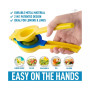 1 Piece Metal 2-In-1 Lemon Lime Squeezer - Max Extraction Hand Juicer