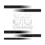 Cold Dip Bowls - 2 Chilled Serving Dishes with Caddy