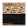 Lyndhurst Black and Tan 8' x 8' Round Area Rug