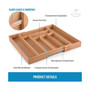 Bamboo Kitchen Drawer Organizer
