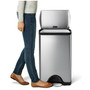 38-Liter Deluxe Rectangular Step Trash Can