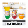 200 Pack 4oz Clear Jello Shot Cups with Lids - Disposable Condiment Cups