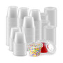 200 Pack 4oz Clear Jello Shot Cups with Lids - Disposable Condiment Cups