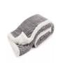 Popcorn Plush Sherpa Lined Baby Blanket