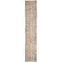 Vintage Persian Grey and Multi 2'2" x 10' Runner Area Rug