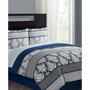 Beckham 8-Pc. Damask Full Comforter Set