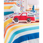 Rainbow Stripe Cotton 2-Pc. Comforter Set, Twin, Created for Macy's