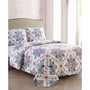 Wyndham 3-Pc. Full/Queen Medallion Quilt Set