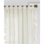 Bella 52" x 84" Sheer Ruffle Curtain Panel