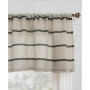 Twill Stripe Anti-Dust Cafe Curtain Valance, 52" x 14"