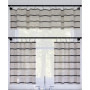 Twill Stripe Anti-Dust Cafe Curtain Valance, 52" x 14"
