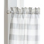 Check Valance and Tiers, Set of 3