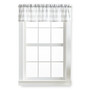 Check Valance and Tiers, Set of 3