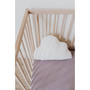 GOTS Certified Organic Knit Cotton Crib Sheets, Erawan Grey