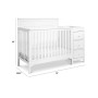 Dakota 4-in-1 Crib and Changer Combo
