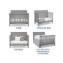Fancy 4-In-1 Convertible Crib