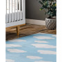 Aurora Lilia Washable Kids Cloud 3' x 5' Area Rug
