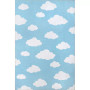 Aurora Lilia Washable Kids Cloud 3' x 5' Area Rug
