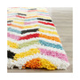 Shag Kids Ivory and Multi 8' x 10' Area Rug
