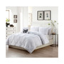 London Floral Pintuck 4 Piece Comforter Set, Queen