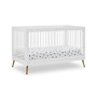 Sloane 4-In-1 Acrylic Convertible Crib - Includes Conversion Rails