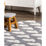 Discovery Raised Cloud Kids Washable 4' x 6' Area Rug