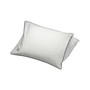 White Goose Down Soft Density Stomach Sleeper Pillow with 100% Certified RDS Down, and Removable Pillow Protector - Set of 2, Full/Queen