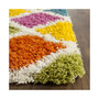 Shag Kids Ivory and Multi 2'3" x 7' Runner Area Rug