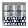 Elephant Stripe Shower Curtain, 72" x 72"
