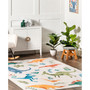 Revel Eamon Dinosaur Washable Kids 4' x 6' Area Rug