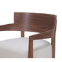 Volta Arm Chair Cream White