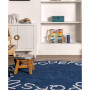 Discovery Kids Washable Alphabet 4' x 4' Round Area Rug