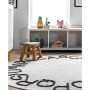 Discovery Kids Washable Alphabet 4' x 4' Round Area Rug