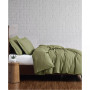 Solid Cotton Percale Twin XL 2-Pc. Duvet Set