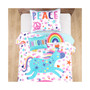Unicorn Rainbow 4 Piece Quilt Set for Kids, Twin/Twin XLong