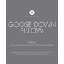 European White Goose Down Soft Density Standard/Queen Pillow, Created for Macy's