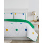 Textured Pom Pom 3 Piece Quilt Set, Full/Queen