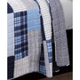 Greenville Reversible Plaid 2-Piece Twin Quilt Set