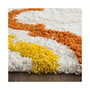 Shag Kids Ivory and Multi 2'3" x 5' Area Rug