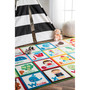 Alphabet Block MCGZ08A Multi 8' x 10' Area Rug