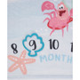 The Little Mermaid Super Soft Milestone Baby Blanket Set, 2 Piece