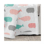 Whale Sherpa Throw, 60" X 50"