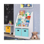 Kids Book Rack with 2 Cubbies