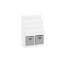 Kids Book Rack with 2 Cubbies